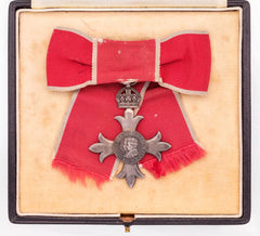 Elizabeth II MBE (Civil) Breast Badge to MISS NORAH SHERD In Case & Ephemera