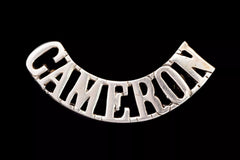 Cameron Shoulder Title White Metal