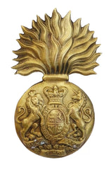 Royal Scots Fusiliers Cap Badge Brass Metal