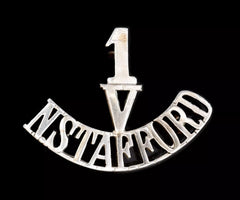 1 Volunteers N.Stafford Shoulder Title White Metal