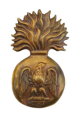 Royal Irish Fusiliers Cap Badge Brass Metal