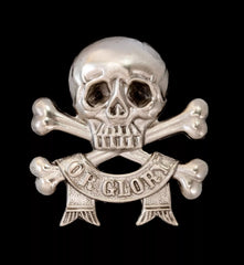 17th Lancers Sleeve Badge Hallmarked Silver