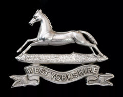 West Yorkshire Cap Badge Hallmarked Silver