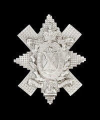 The Royal Highlanders Black Watch Cap Badge Hallmarked Silver