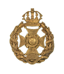 Rifle Brigade Helmet Plate Brass Metal