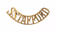 S.Stafford Shoulder Title Brass Metal