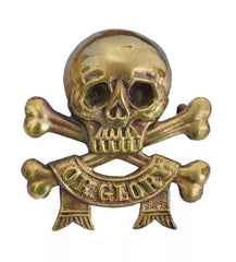 17th Lancers Sleeve Badge Brass Metal