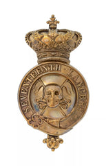 17th Lancers Breast Badge Brass Metal