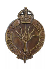 Welsh Guards Pouch Badge Brass Metal