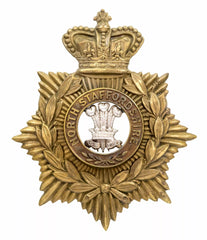 Helmet Plate & North Staffordshire Centre Bi Metal