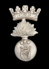 Royal Irish Fusiliers Cap Badge Hallmarked Silver