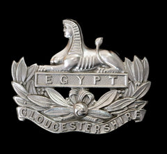 Gloucestershire Regiment Cap Badge Hallmarked Silver