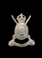 Hampshire Yeomanry Cap Badge Hallmarked Silver