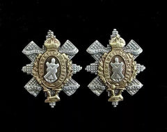 The Royal Highlanders Black Watch Collar Badges