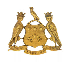 Leeds Pals Cap Badge Brass Metal