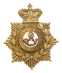 Helmet Plate & Shropshire Centre Brass Metal