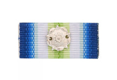South Atlantic Falklands Medal Ribbon Bar with Rosette Solid Silver