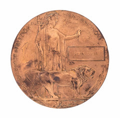 WW1 Memorial Plaque Lewis Smith Original