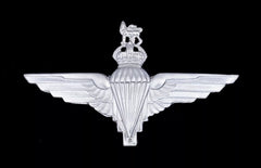 Parachute Regiment Cap Badge Hallmarked Silver