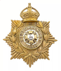 Helmet Plate & Bedfordshire Centre Bi Metal