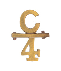 Canadian 4th (Central Ontario) Infantry Battalion CEF Collar Badge