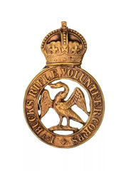 1st Bucks Rifle Volunteers Corps Badge Brass Metal