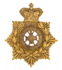 Helmet Plate & Derbyshire Centre Brass Metal