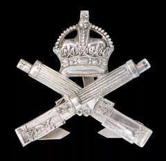 Machine Gun Corps Cap Badge Officers Hallmarked Silver