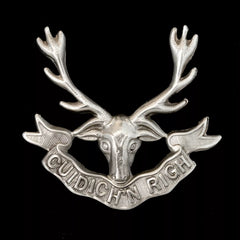 Seaforth Highlanders Cap Badge Hallmarked Silver