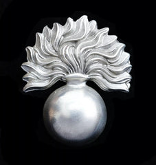 Grenadier Guards Cap Badge Hallmarked Silver