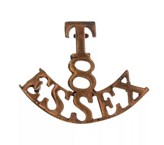 T.8 Essex Shoulder Title Brass Metal