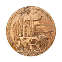 WW1 Memorial Plaque Robert Wright Original