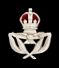 Royal Air Force Warrant Officers Badge Hallmarked Silver