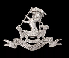 Duke of Wellington's Regiment Cap Badge Hallmarked Silver