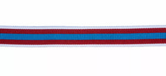318C. Platinum Jubilee Service Medal Ribbon Miniature Select Option Sizes