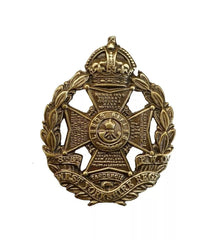 7th & 8th Leeds Rifles Battalion West Yorkshire Regiment Cap Badge Brass Metal