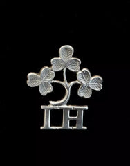 Irish Horse Imperial Yeomanry Cap Badge Hallmarked Silver
