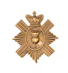 Royal Aberdeen Cap Badge Brass Metal