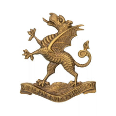3rd Battalion Monmouthshire Regiment Cap Badge Brass Metal