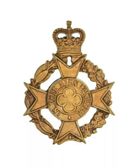 Queens Crown Army Chaplains Christian Department Cap Badge