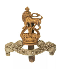 Royal Army Pay Corps Cap Badge Bi Metal K.C