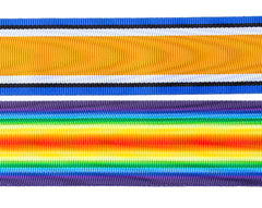 WW1 British War and Victory Medal Ribbon Select Option Sizes