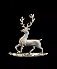 Hertfordshire Yeomanry Cap Badge Hallmarked Silver