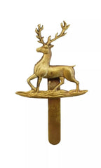 Hertfordshire Yeomanry Cap Badge Brass Metal