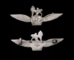 British Army Air Corps Airborne Glider Sweetheart Brooch Hallmarked Silver