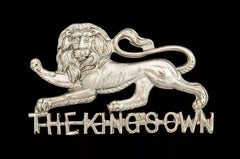 The Kings Own (Cut Out Lettering) Cap Badge Hallmarked Silver