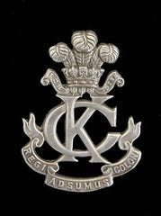 Kings Colonials Cap Badge Hallmarked Silver