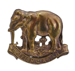 British & Asian Squadron Cap Badge Brass Metal