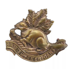 British & American Squadron Cap Badge Brass Metal