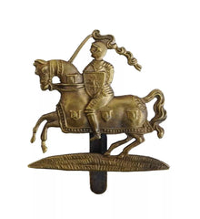 Fife and Forfar Yeomanry Cap Badge Brass Metal